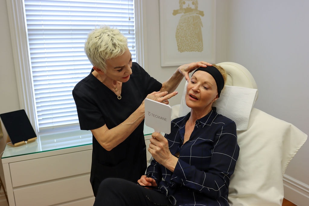 Thread lifting procedure plan for cheek laxity
